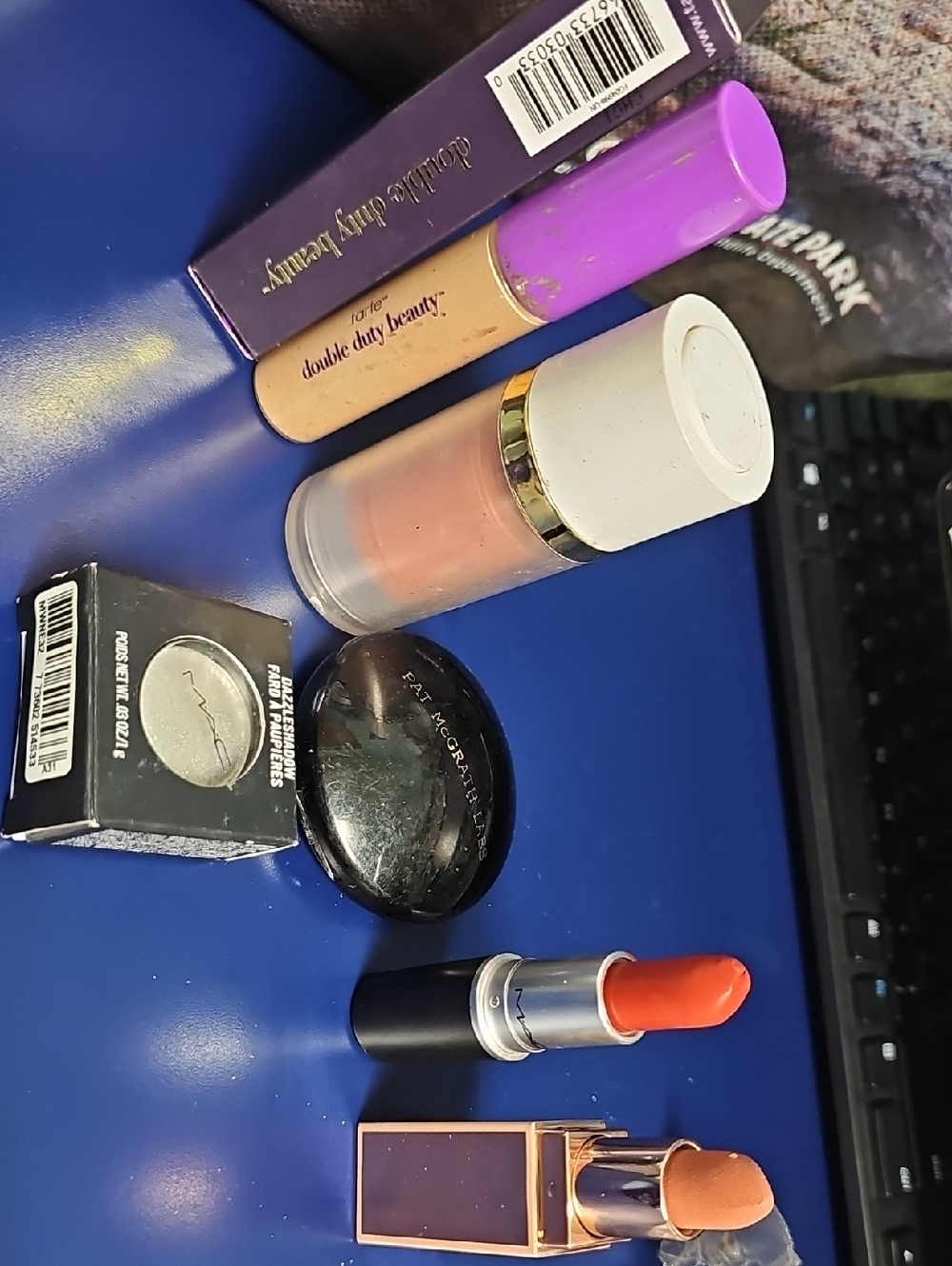 Cosmetics Bundle Orange Brown Lipstick with Compacts And Concealer